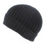 Black cashmere hat