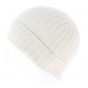 Natural cashmere hat