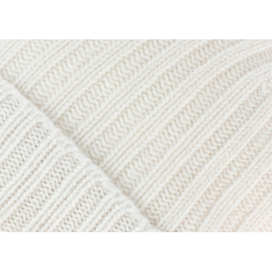 Bonnet cachemire naturel