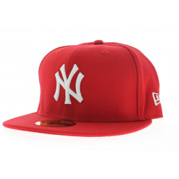 Casquette New York rouge