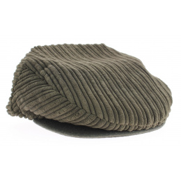 Velvet cap roannaise khaki