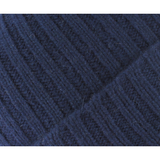 Navy cashmere hat