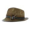 chapeau trilby Carlos Santana marron
