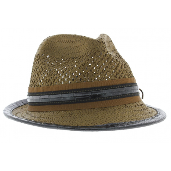 carlos Santana brown trilby hat