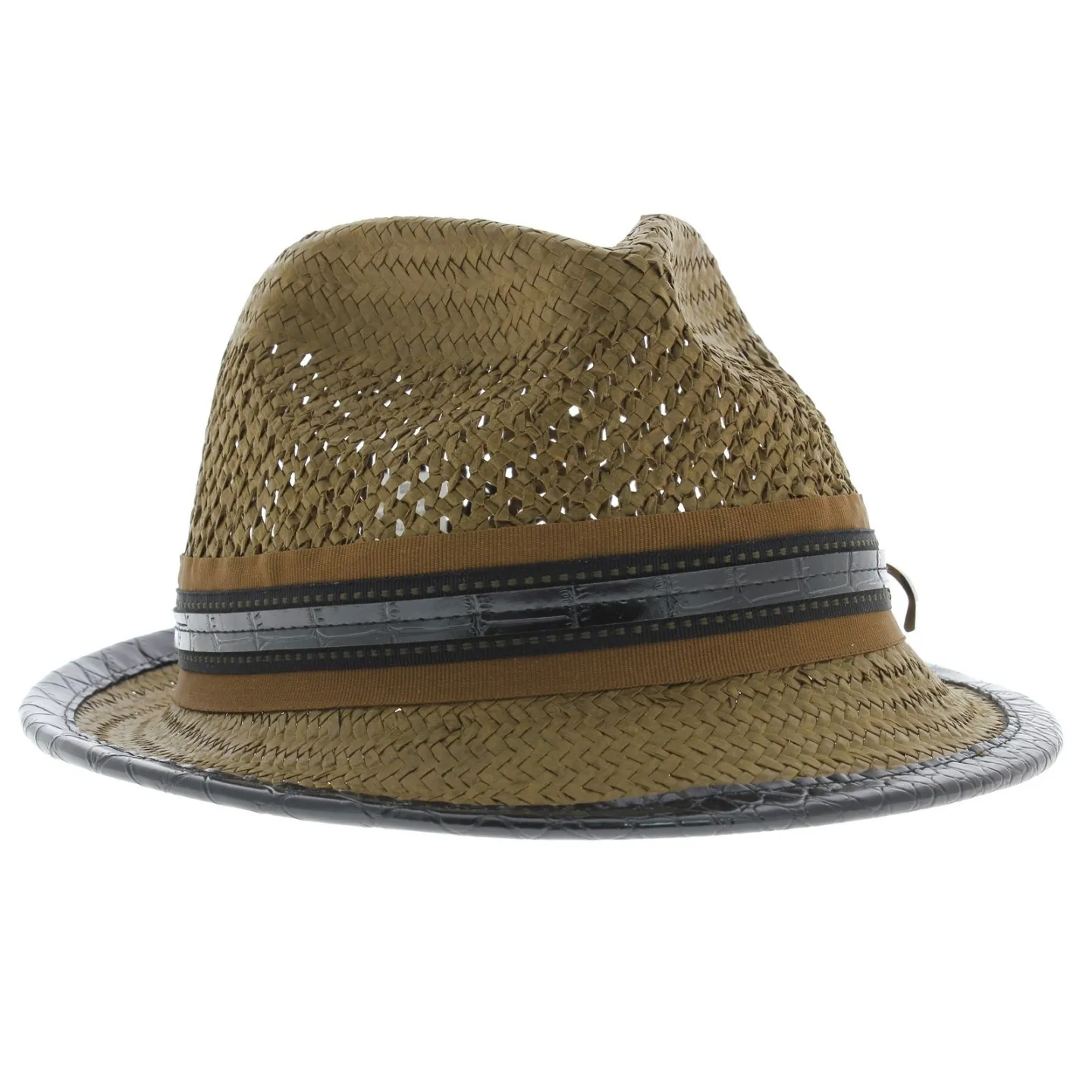 chapeau trilby Carlos Santana marron
