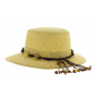 Giuditta - beige straw cap