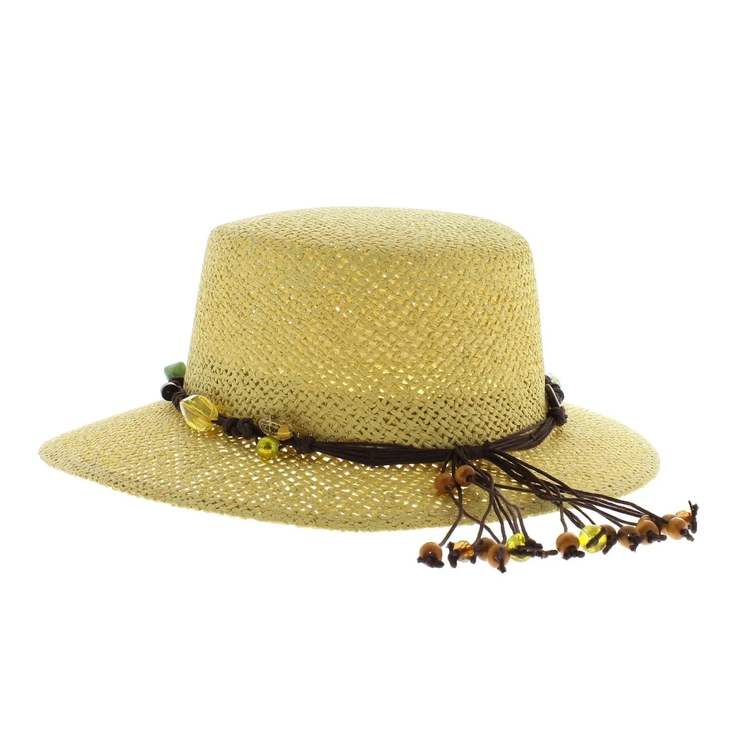 Giuditta - casquette de paille beige