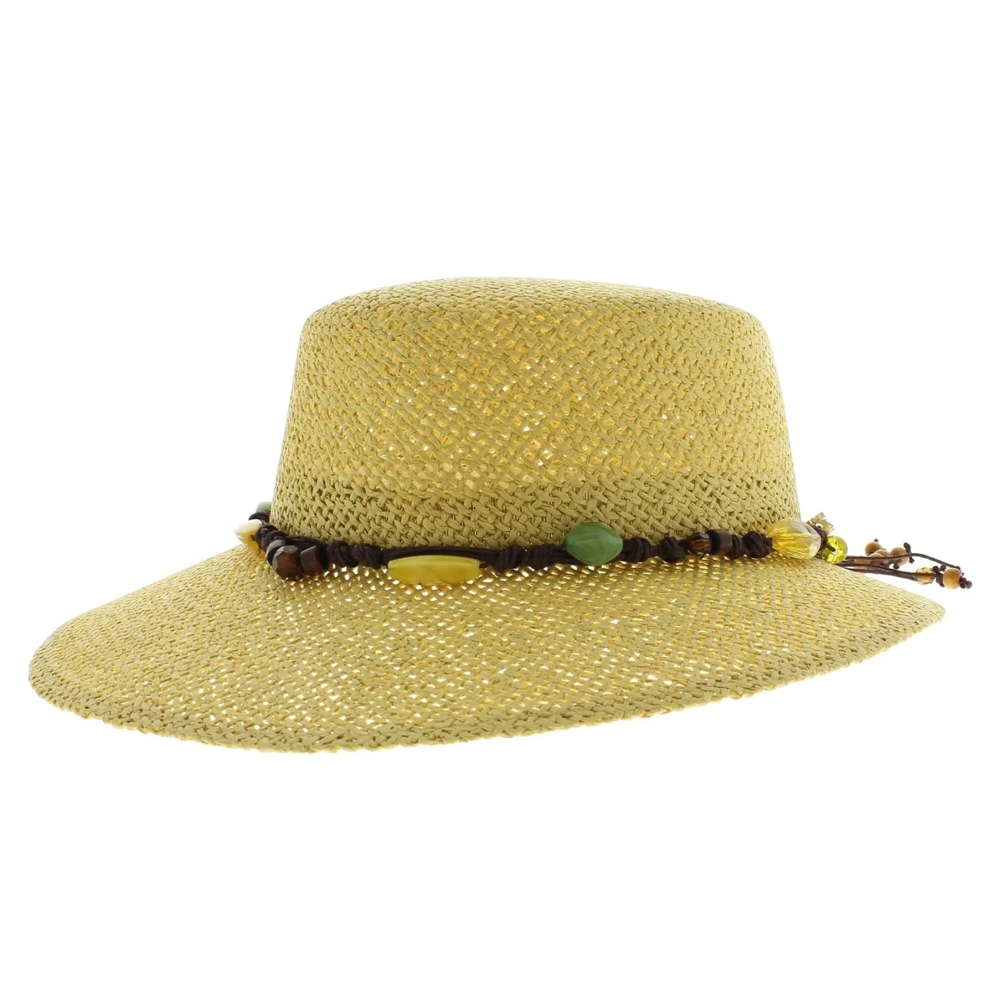 Giuditta - casquette de paille beige