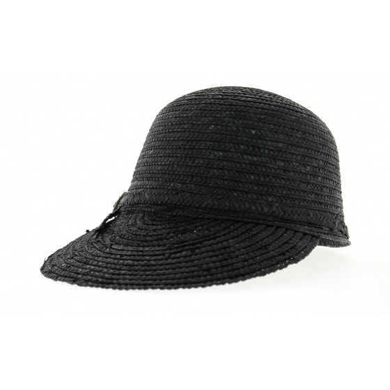 Casquette paille noire Casquette paille noire