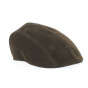 Caloway Brown leather cap by Traclet