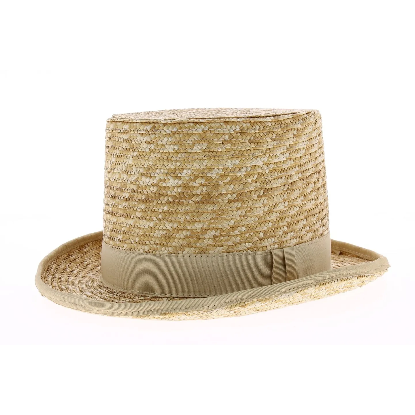 Chapeau Haut de Forme en paille 