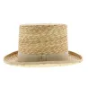 Chapeau Haut de Forme en paille 