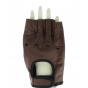 Mitten - Brown leather driving glove