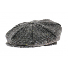Irish cap gray chevron