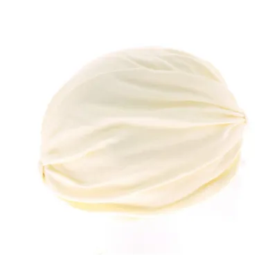 Light beige chemotherapy turban