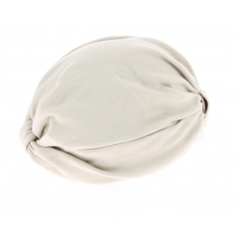 Turban chimiotherapie taupe claire