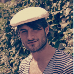 Cap man flat summer openwork natural
