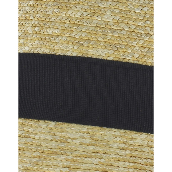 Straw cloche hat Straw cloche hat