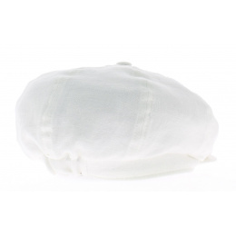 White linen bugatti cap
