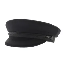 Cap sailor black pea jacket