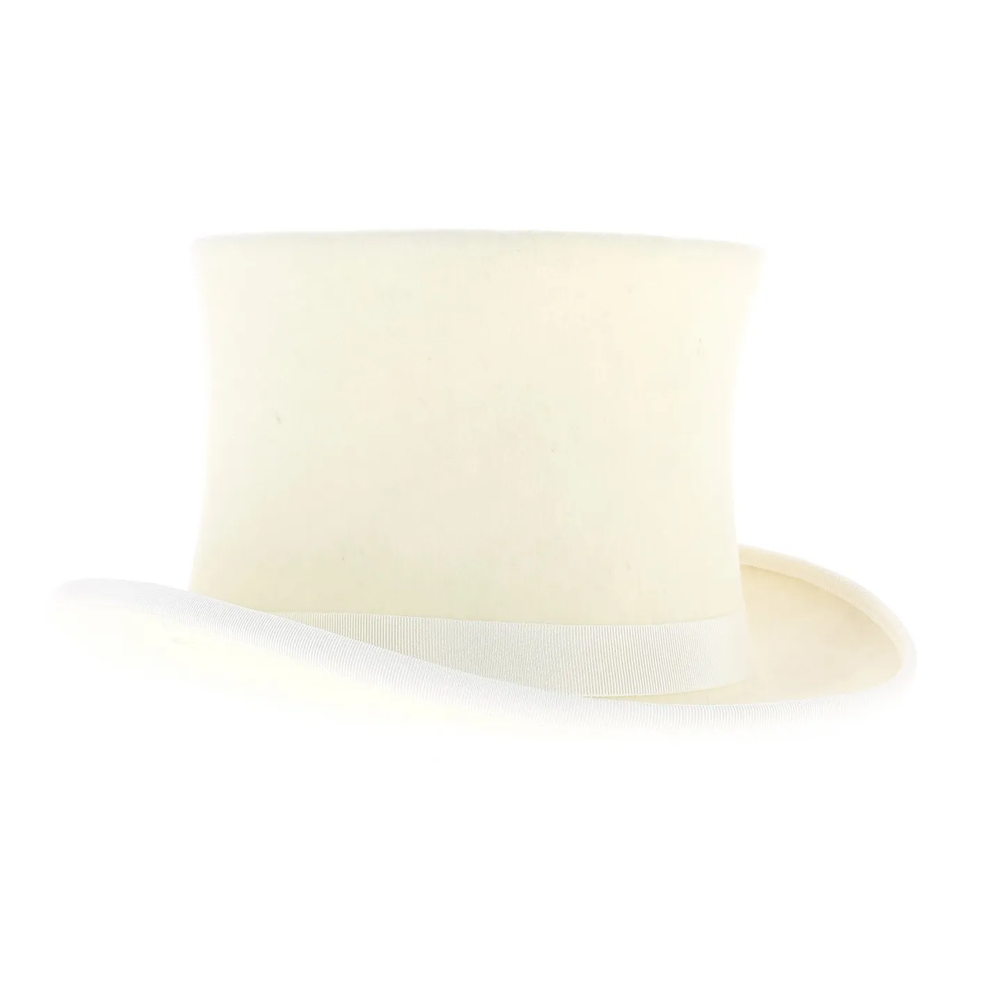 Top form wool felt white ivory child