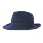 Navy fedora hat