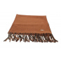 Echarpe reversible rouille et marron Borsalino