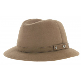 borsalino hat with lowered brim - Foldable felt
