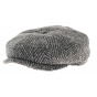 Casquette hatteras Herringbone gris