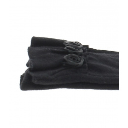 Fancy glove woman Oriane black