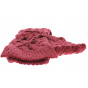 Echarpe crochet framboise Vincent Pradier