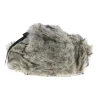 Grey USSR faux fur hat