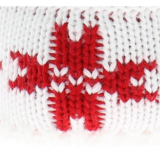 Le Drapo White Jacquard Hat