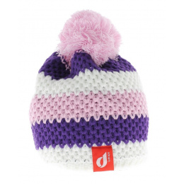 Le Drapo White-Purple-Pink hat