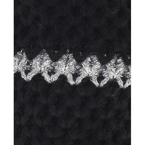 Le Drapo Black-Silver Beanie