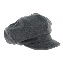 Casquette gavroche laine grise