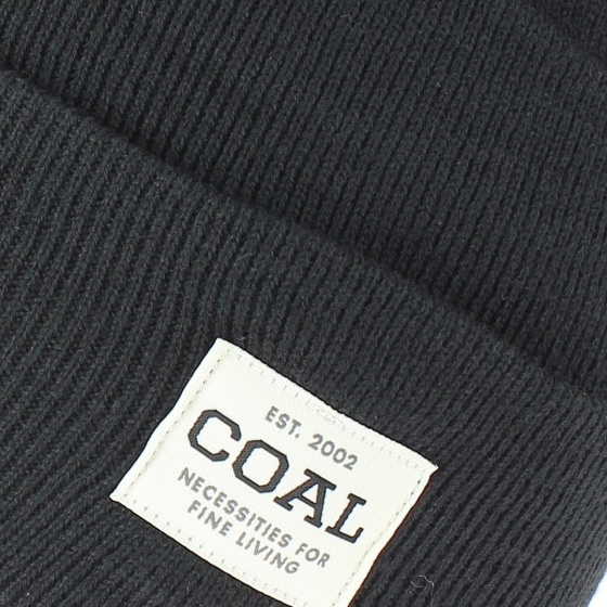 The Uniform Black Beanie - Coal