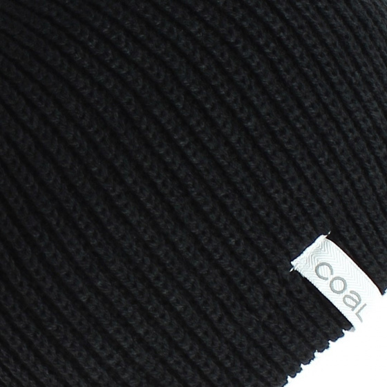 The Frena Black Beanie - Coal