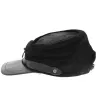 Casquette nordiste  véritable cuir noir  Reference : 4120 | Chapellerie Traclet