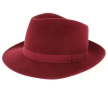 Carob Wool Felt Fedora Hat - Traclet Reference: 4140 | Traclet Hatters