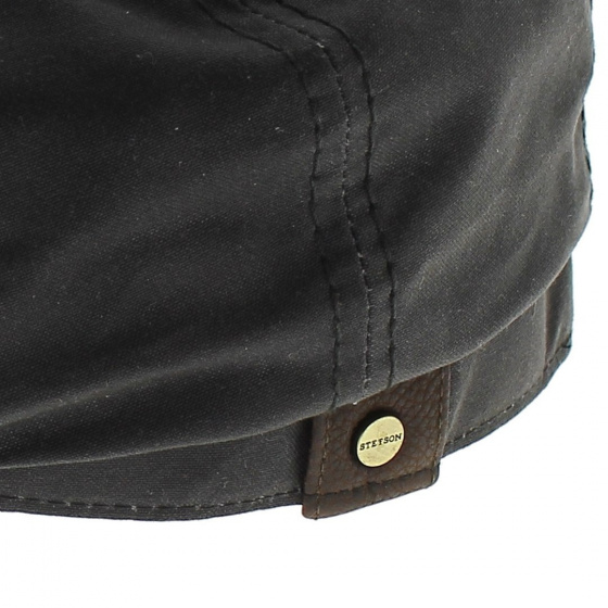 Stetson Black Hatteras Waterproof Cotton Cap Stetson Black Hatteras Waterproof Cotton Cap