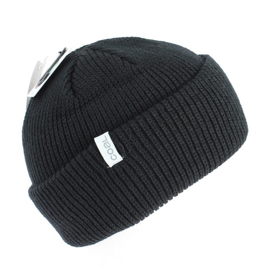 The Frena Black Beanie - Coal