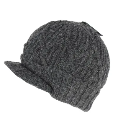 The Yukon Brim Coal beanie Reference: 4177 | Traclet Hat Shop