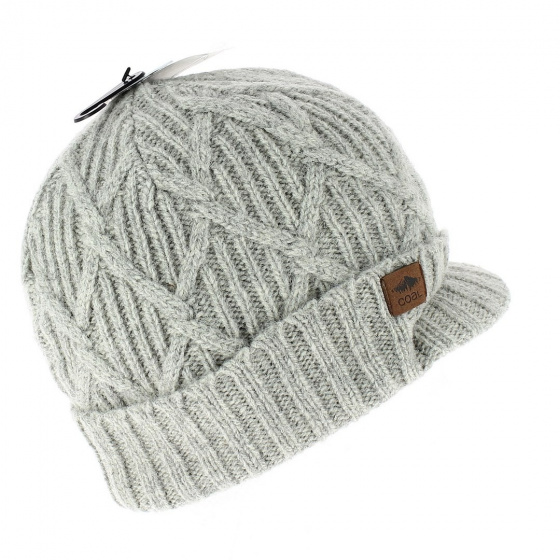 The Yukon Brim Coal Grey Beanie