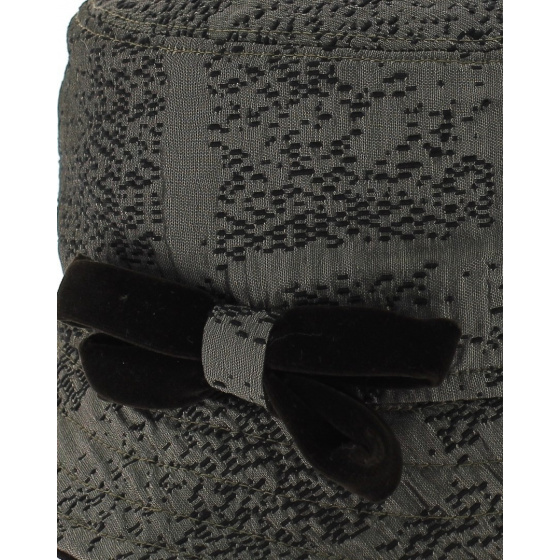 Chapeau Cloche Tissu Marron- Traclet