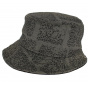 Cloche Hat Brown Fabric- Traclet