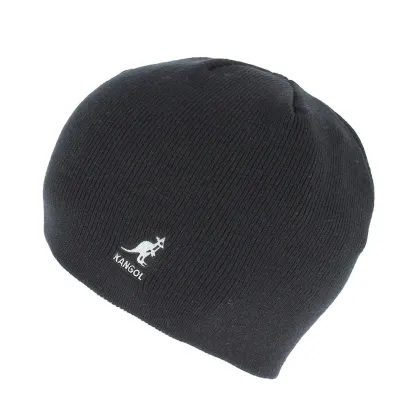 bonnet kangol noir acrylic cuffless pull on - kangol - Chapellerie Traclet Reference : 4278 | Chapellerie Traclet