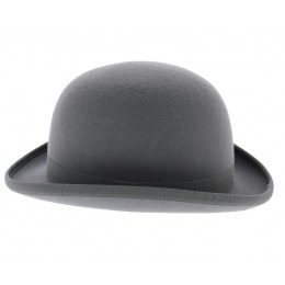 Bowler hat - Grey Wool felt