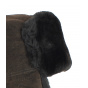 Chapka Jivago Brown Genuine Leather With Fur