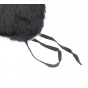 Chapka - Black rabbit Ushanka